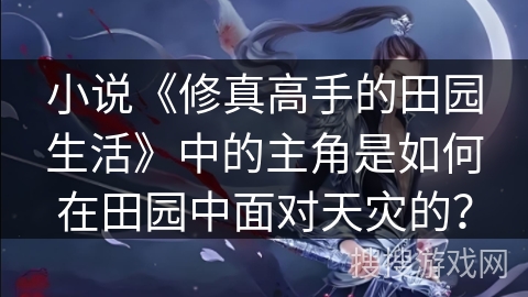 小说《修真高手的田园生活》中的主角是如何在田园中面对天灾的？
