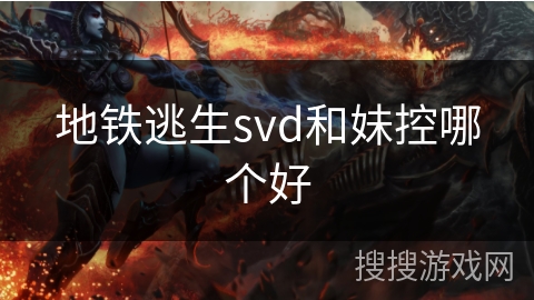 地铁逃生svd和妹控哪个好