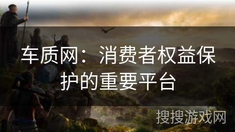 车质网：消费者权益保护的重要平台