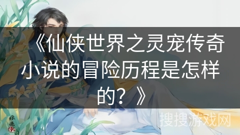 《仙侠世界之灵宠传奇小说的冒险历程是怎样的？》
