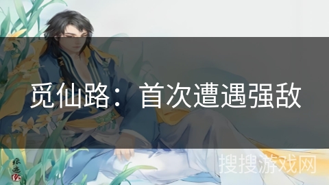 觅仙路：首次遭遇强敌