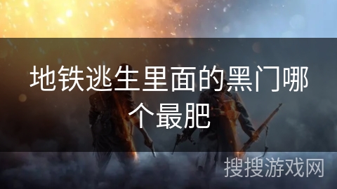 地铁逃生里面的黑门哪个最肥
