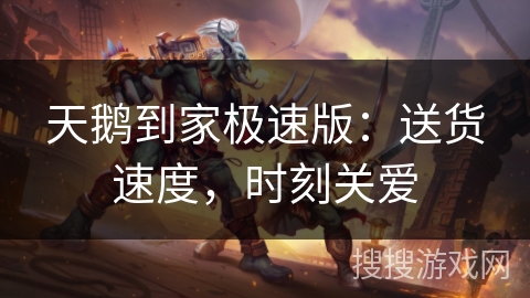 天鹅到家极速版：送货速度，时刻关爱