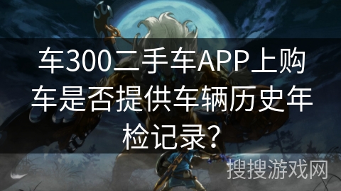 车300二手车APP上购车是否提供车辆历史年检记录？