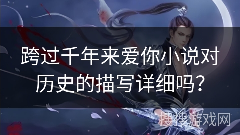 跨过千年来爱你小说对历史的描写详细吗？