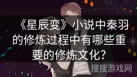 《星辰变》小说中秦羽的修炼过程中有哪些重要的修炼文化？