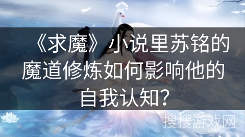 《求魔》小说里苏铭的魔道修炼如何影响他的自我认知？