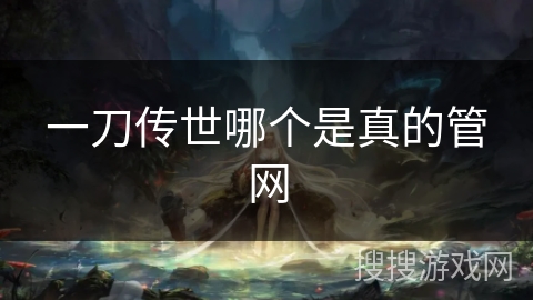 一刀传世哪个是真的管网