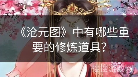 《沧元图》中有哪些重要的修炼道具？