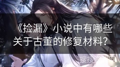 《捡漏》小说中有哪些关于古董的修复材料？