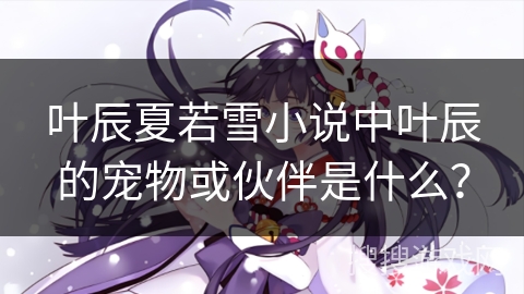 叶辰夏若雪小说中叶辰的宠物或伙伴是什么？