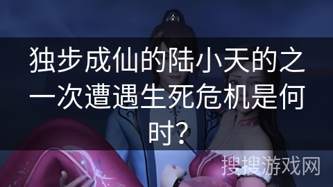 独步成仙的陆小天的之一次遭遇生死危机是何时？