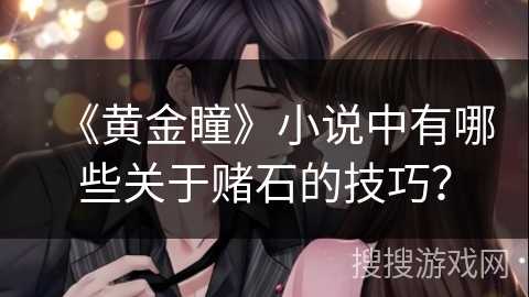《黄金瞳》小说中有哪些关于赌石的技巧？