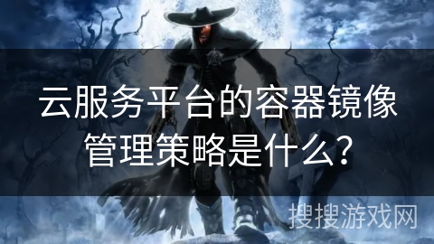 云服务平台的容器镜像管理策略是什么？