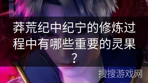 莽荒纪中纪宁的修炼过程中有哪些重要的灵果? 莽荒纪中纪宁的修炼过程中有哪些重要的灵果?