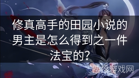 修真高手的田园小说的男主是怎么得到之一件法宝的？