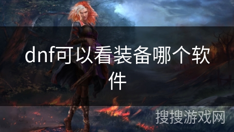 dnf可以看装备哪个软件