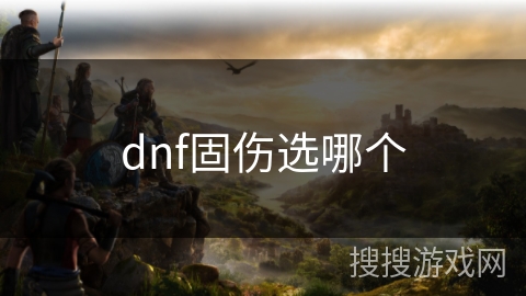 dnf固伤选哪个 dnf固伤选哪个