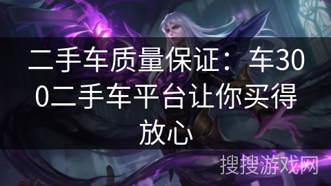 二手车质量保证：车300二手车平台让你买得放心
