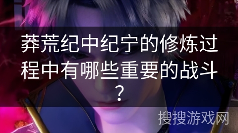 莽荒纪中纪宁的修炼过程中有哪些重要的战斗？