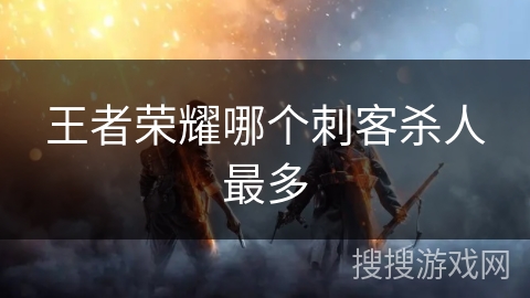 王者荣耀哪个刺客杀人最多