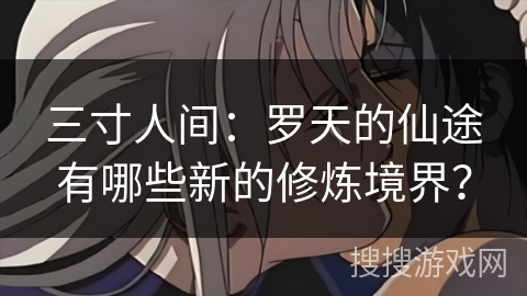 三寸人间：罗天的仙途有哪些新的修炼境界？