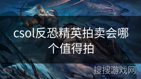 csol反恐精英拍卖会哪个值得拍