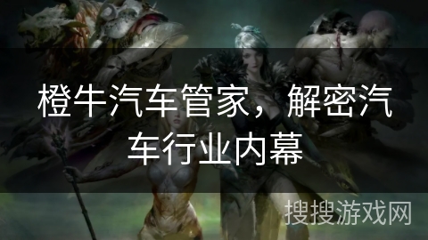 橙牛汽车管家，解密汽车行业内幕