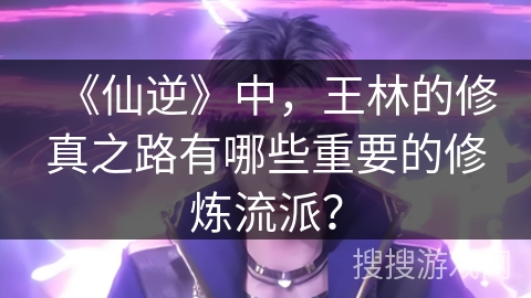 《仙逆》中，王林的修真之路有哪些重要的修炼流派？