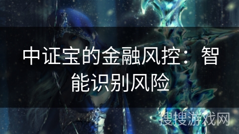 中证宝的金融风控：智能识别风险