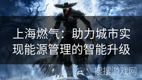 上海燃气:助力城市实现能源管理的智能升级 上海燃气:助力城市实现能源管理的智能升级