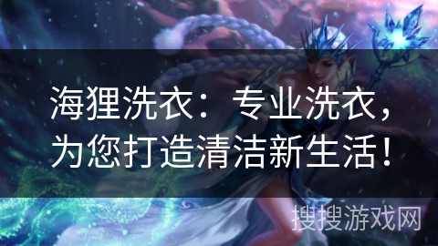 海狸洗衣：专业洗衣，为您打造清洁新生活！