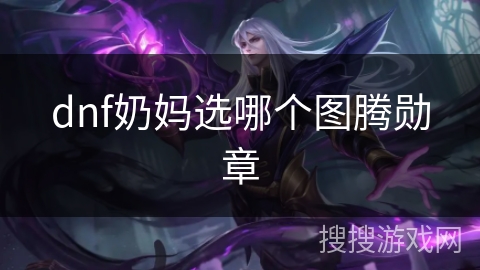 dnf奶妈选哪个图腾勋章