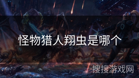 怪物猎人翔虫是哪个