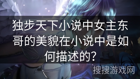 独步天下小说中女主东哥的美貌在小说中是如何描述的？