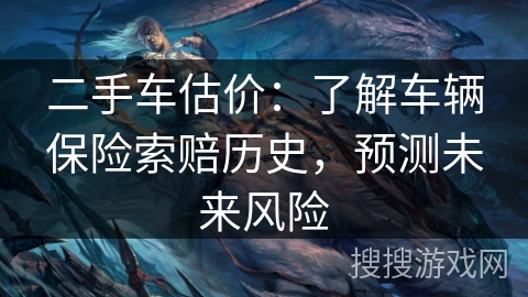 二手车估价：了解车辆保险索赔历史，预测未来风险