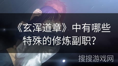 《玄浑道章》中有哪些特殊的修炼副职？