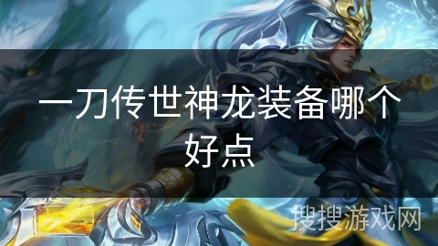 一刀传世神龙装备哪个好点