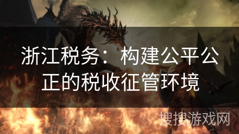 浙江税务:构建公平公正的税收征管环境 浙江税务:构建公平公正的税收征管环境