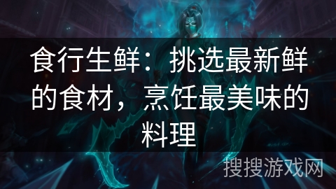 食行生鲜：挑选最新鲜的食材，烹饪最美味的料理