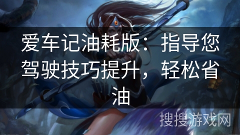 爱车记油耗版：指导您驾驶技巧提升，轻松省油