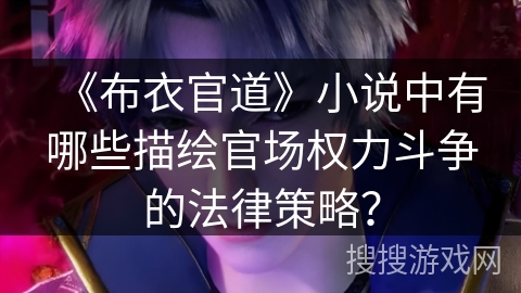 《布衣官道》小说中有哪些描绘官场权力斗争的法律策略？