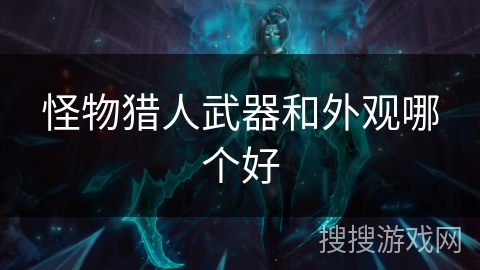 怪物猎人武器和外观哪个好