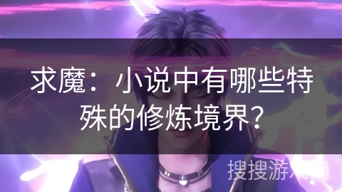 求魔：小说中有哪些特殊的修炼境界？