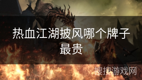 热血江湖披风哪个牌子最贵