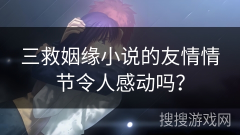 三救姻缘小说的友情情节令人感动吗？