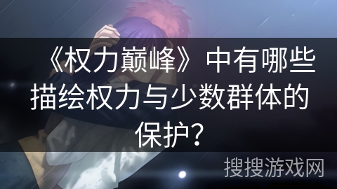 《权力巅峰》中有哪些描绘权力与少数群体的保护？