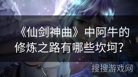 《仙剑神曲》中阿牛的修炼之路有哪些坎坷？