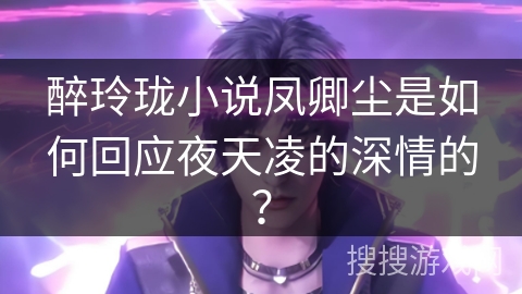 醉玲珑小说凤卿尘是如何回应夜天凌的深情的? 醉玲珑小说凤卿尘是如何回应夜天凌的深情的?