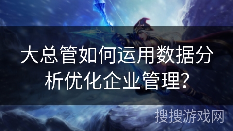 大总管如何运用数据分析优化企业管理？